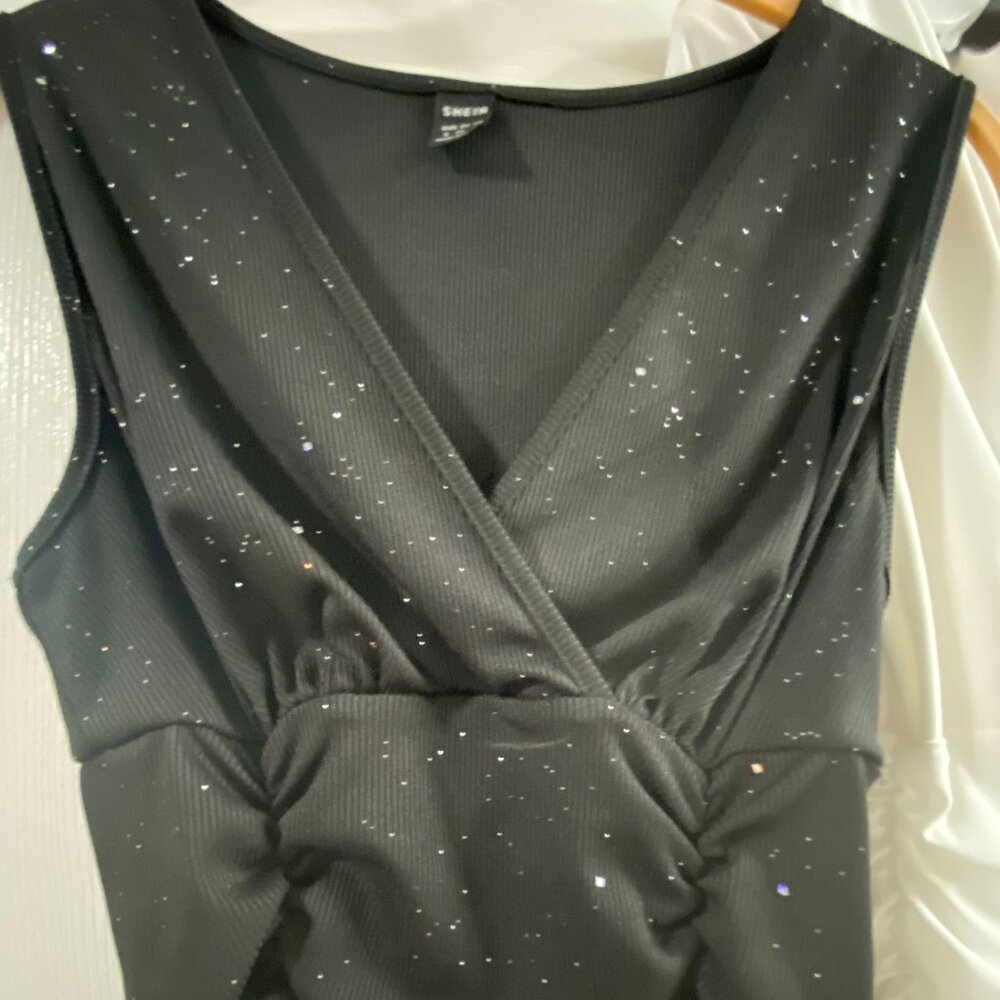 Lk New ~2 Bodycon Mini Dresses~Sm-1Blk~1Wht - Picture 4 of 16